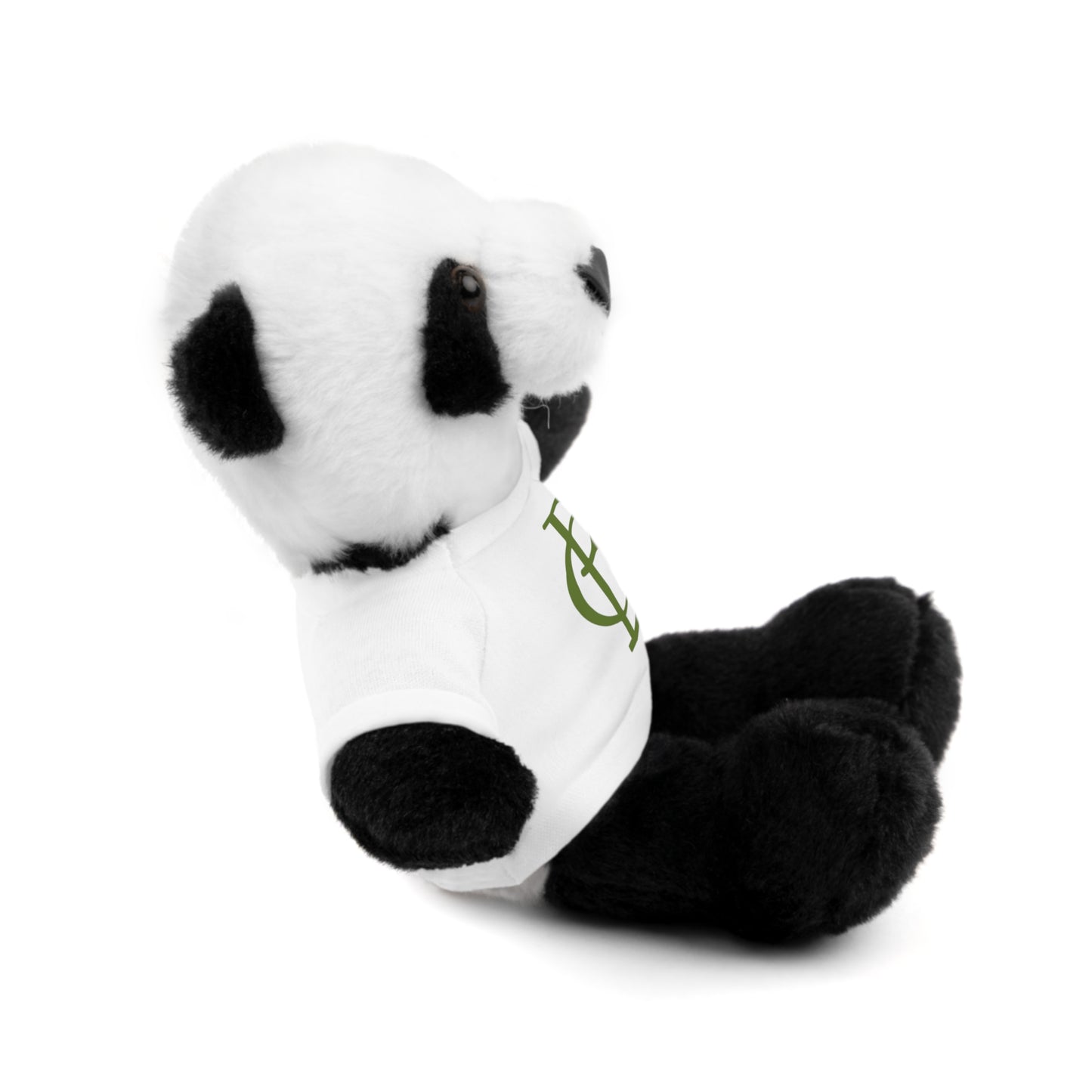 Stuffed Animals with White Tee and Green BC Logo