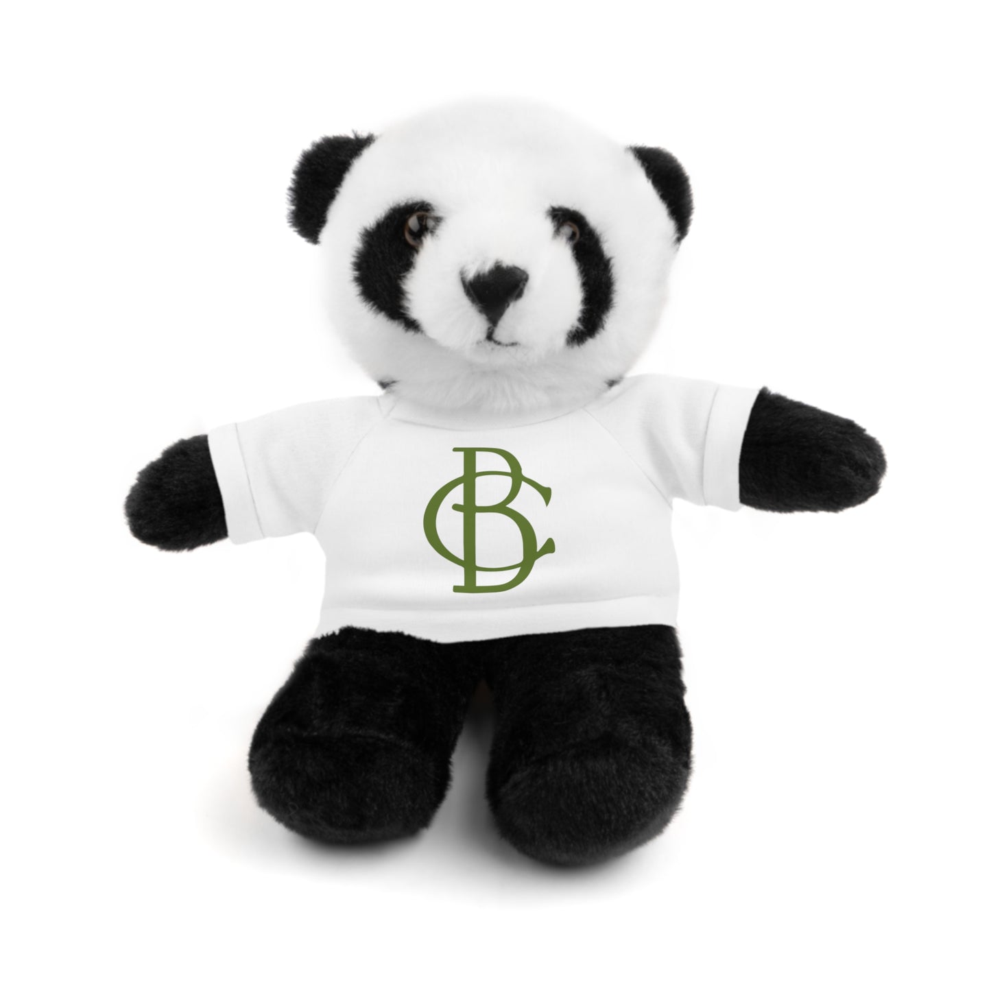 Stuffed Animals with White Tee and Green BC Logo