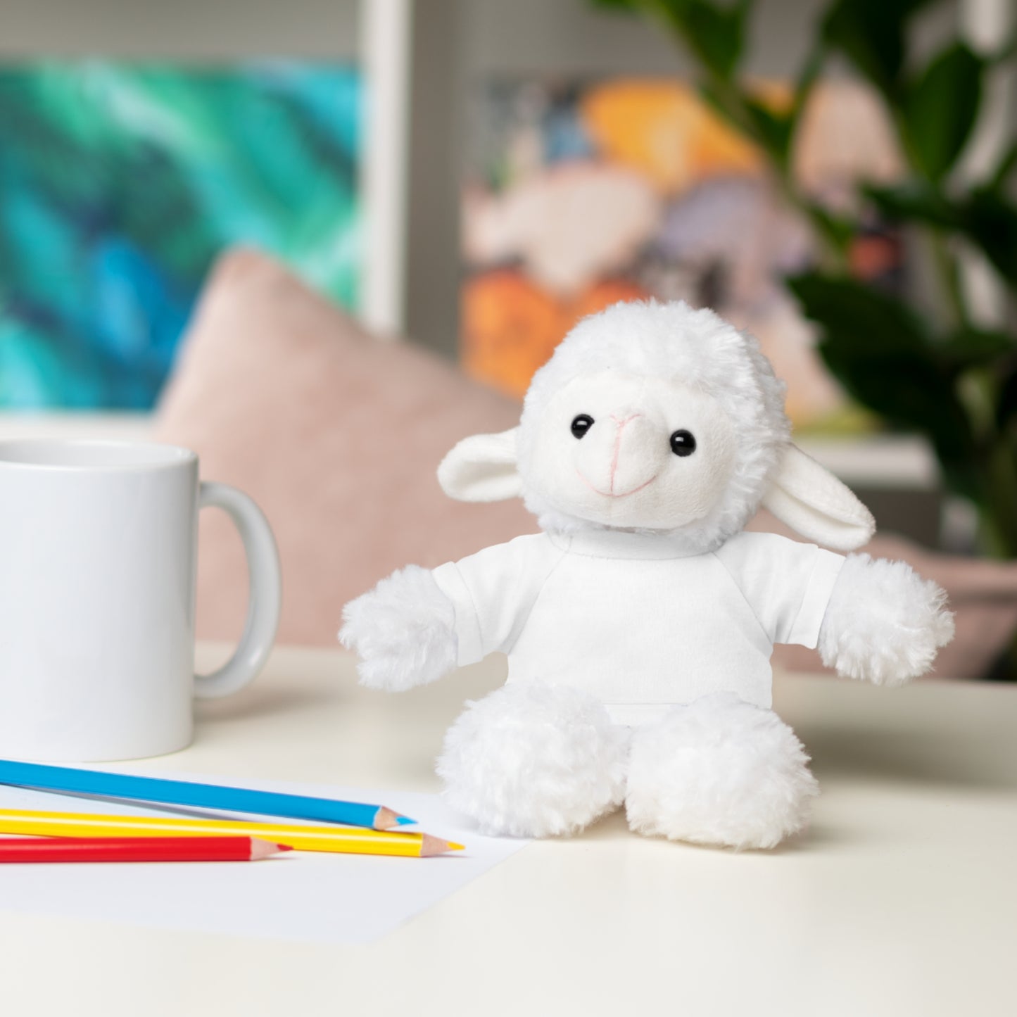 Stuffed Animals with Green Tee and White BC Logo