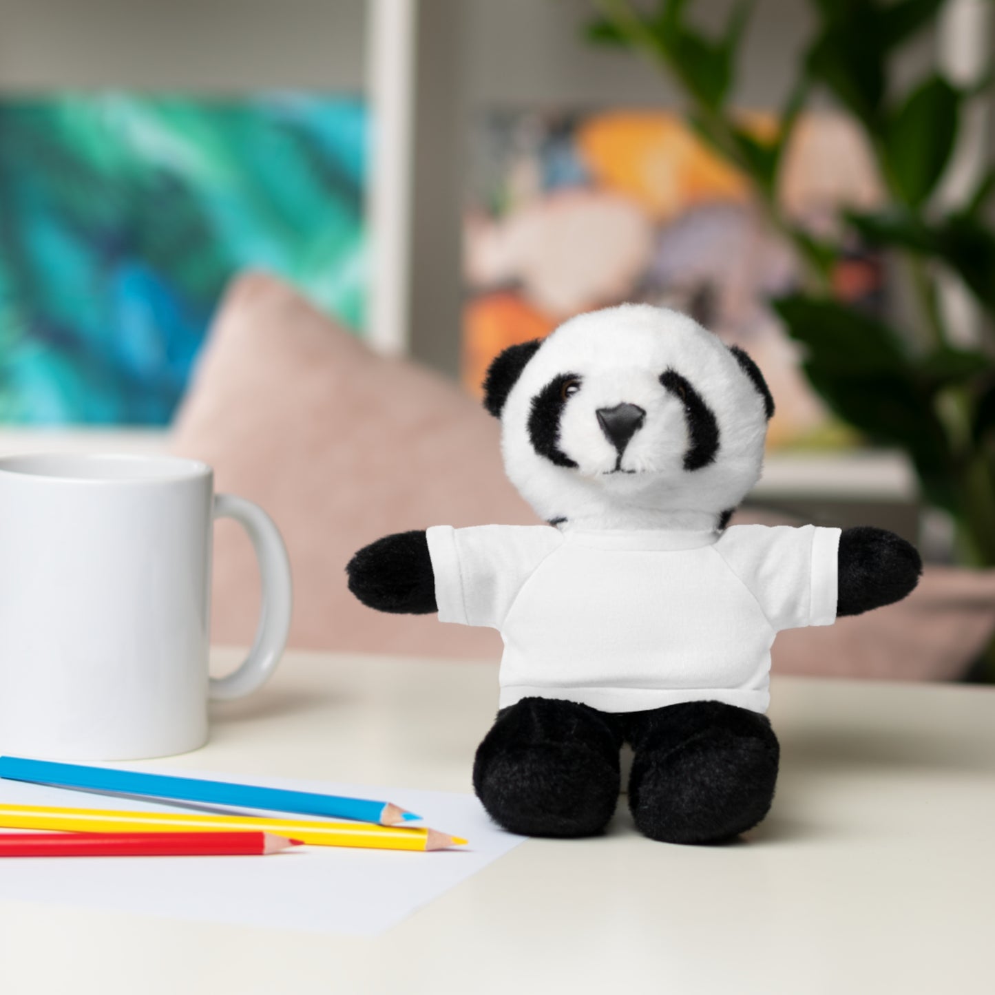 Stuffed Animals with Green Tee and White BC Logo