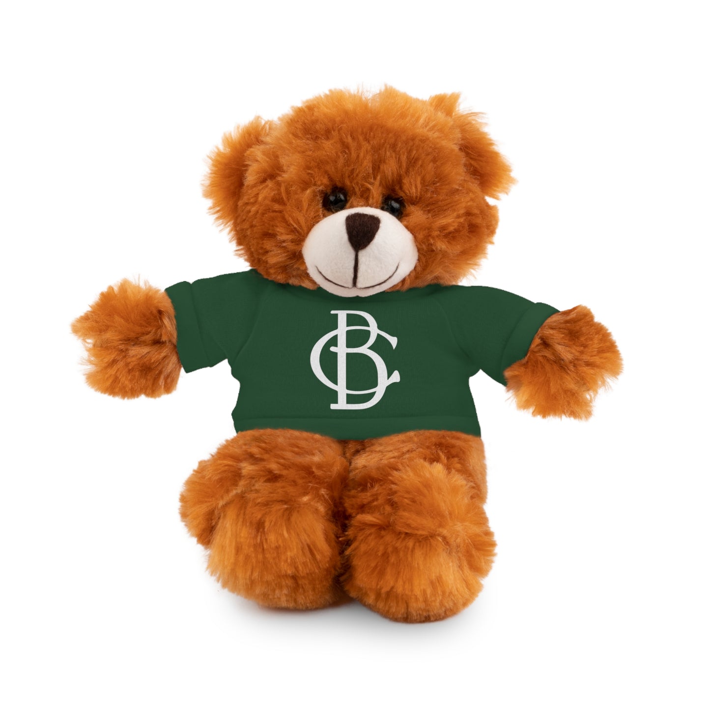 Stuffed Animals with Green Tee and White BC Logo